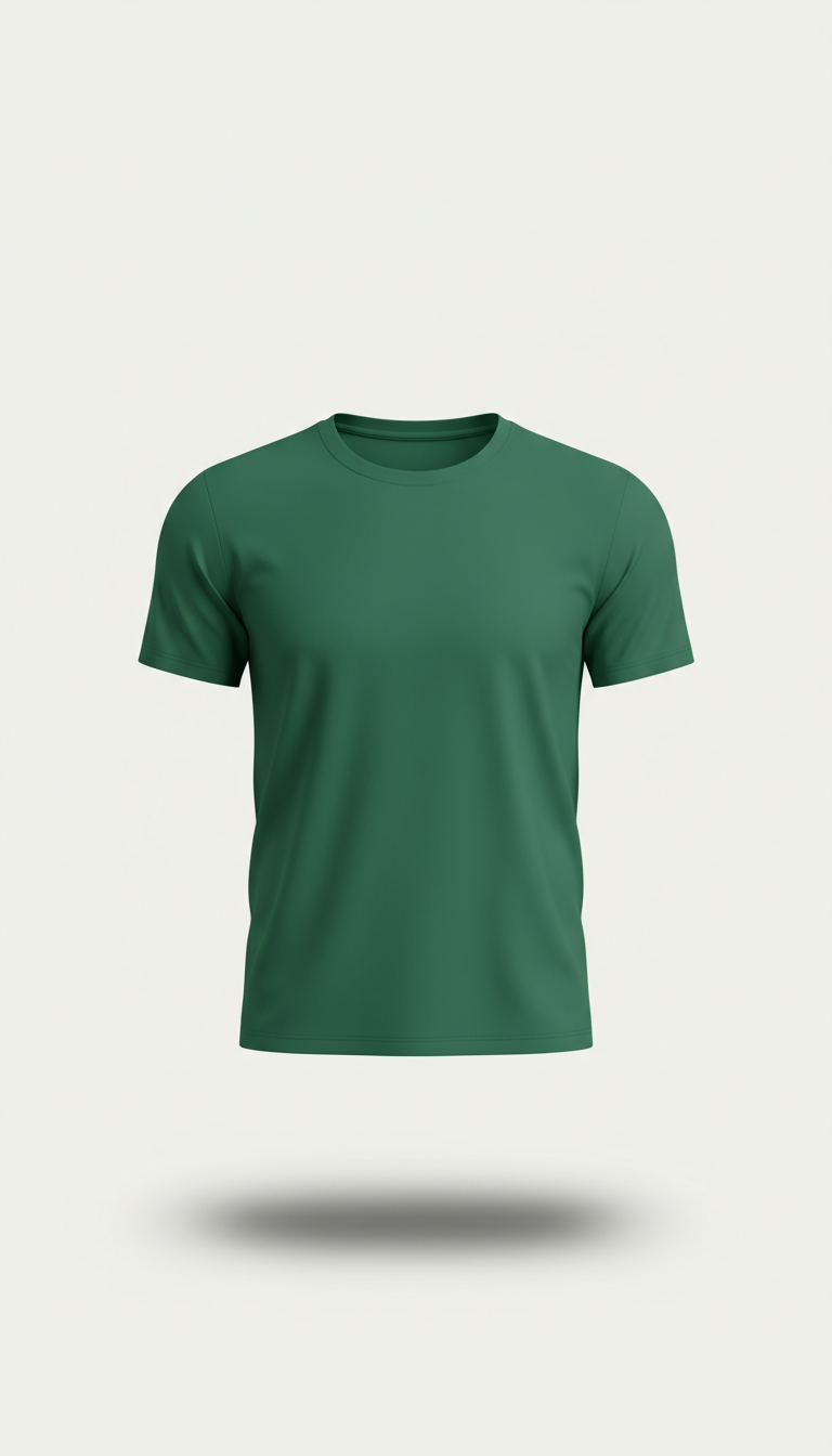 Forest Green Performance Yoga T-Shirt
