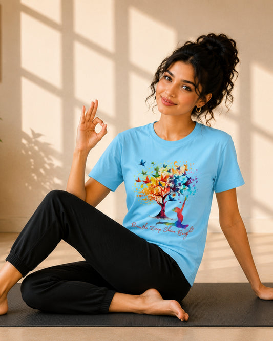 Breathe Deep Shine Bright Unisex Classic T-Shirt - photo 2