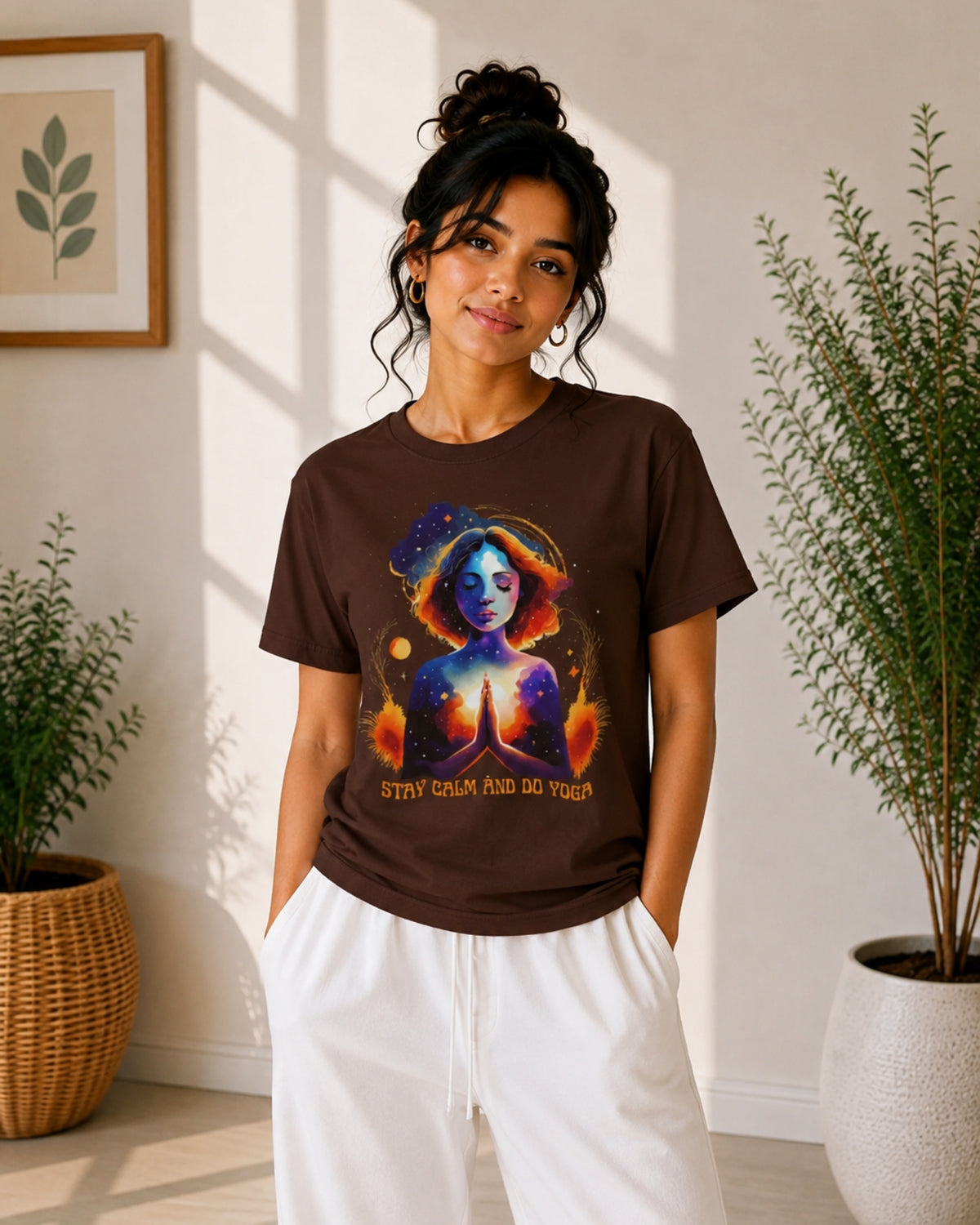 Stay Calm and do Yoga Unisex Classic T-Shirt
