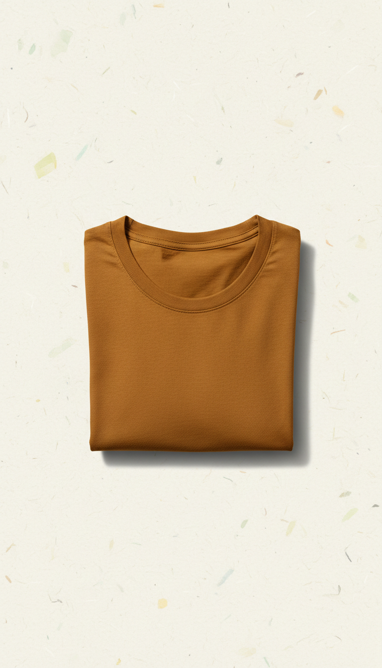 Signature Marigold Brown Yoga T-Shirt