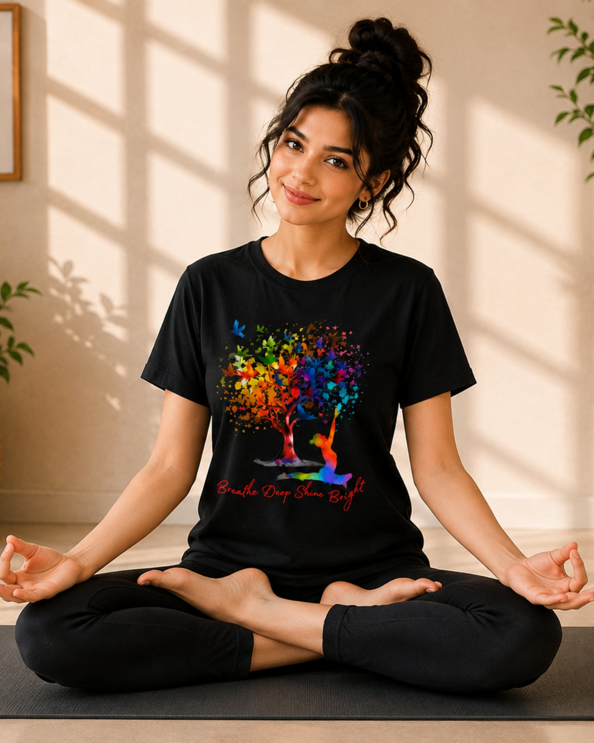 Breathe Deep Shine Bright Unisex Classic T-Shirt - photo 5