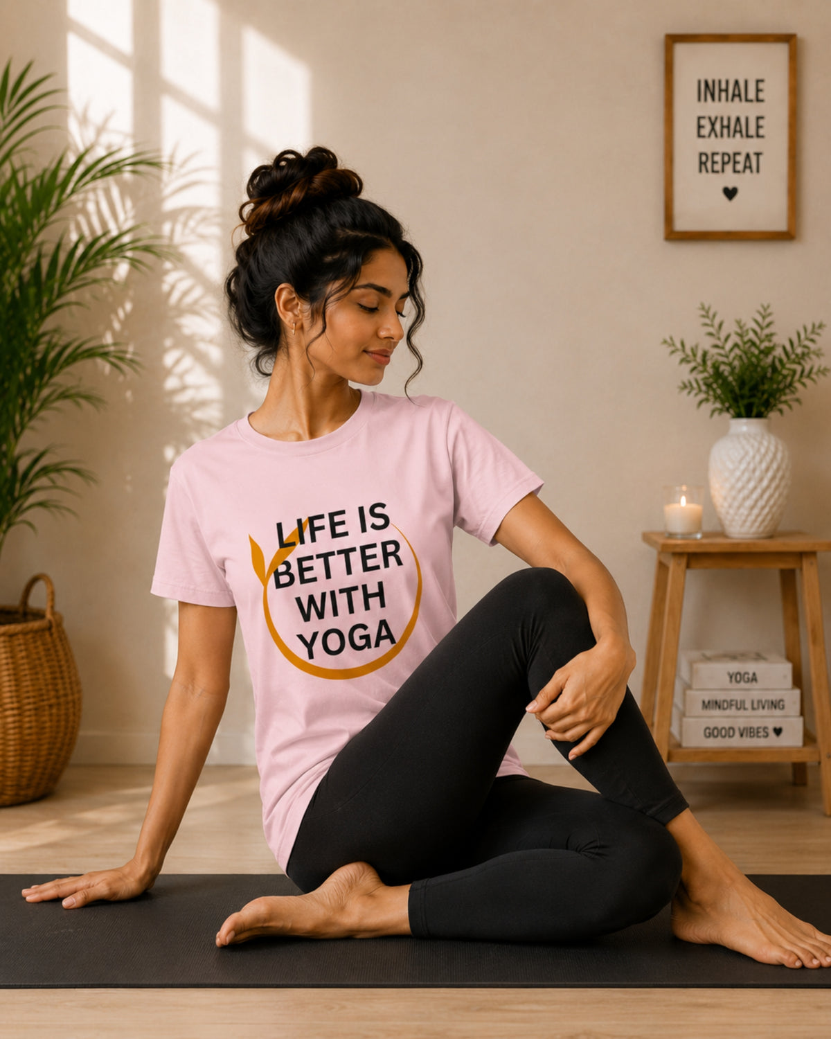 Life is Better with Yoga Unisex Classic T-Shirt - photo 5