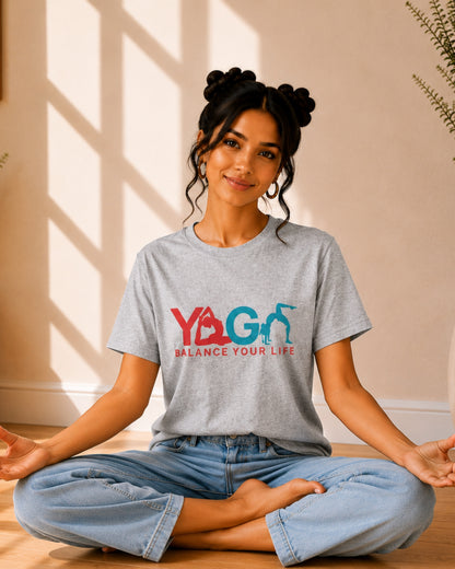 Yoga Balance Your Life Unisex Classic T-Shirt - photo 4