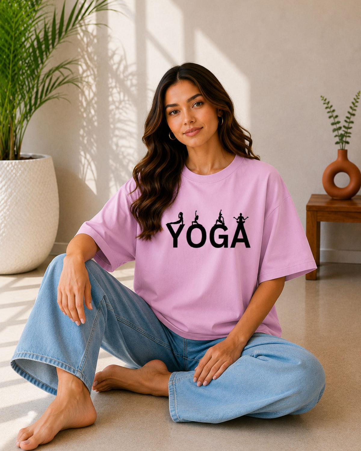 Yoga Unisex Oversized Tee - photo 4