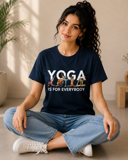 Yoga is for Everybody Unisex T-Shirt - front view