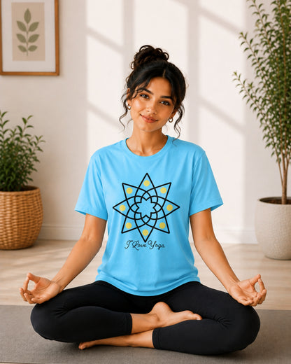 I Love Yoga Unisex Classic T-Shirt - photo 6