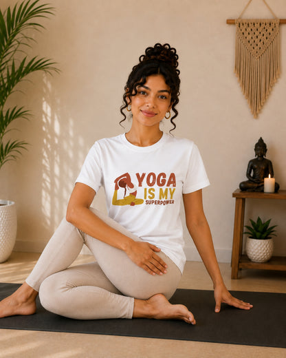Yoga is My superpower Unisex Classic T-Shirt - photo 5