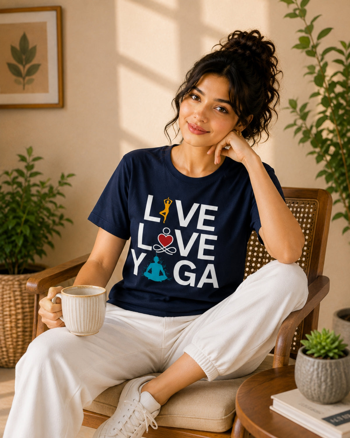 Live Love Yoga Unisex Classic T-Shirt - photo 5