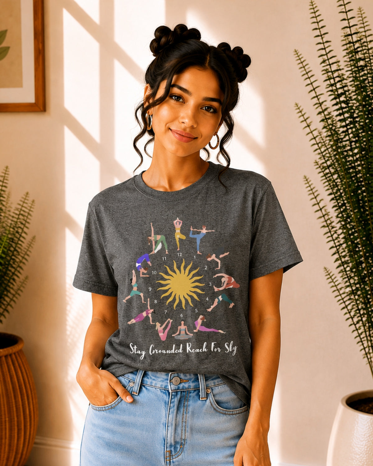Stay Grounded Reach for sky Unisex Classic T-Shirt - photo 8