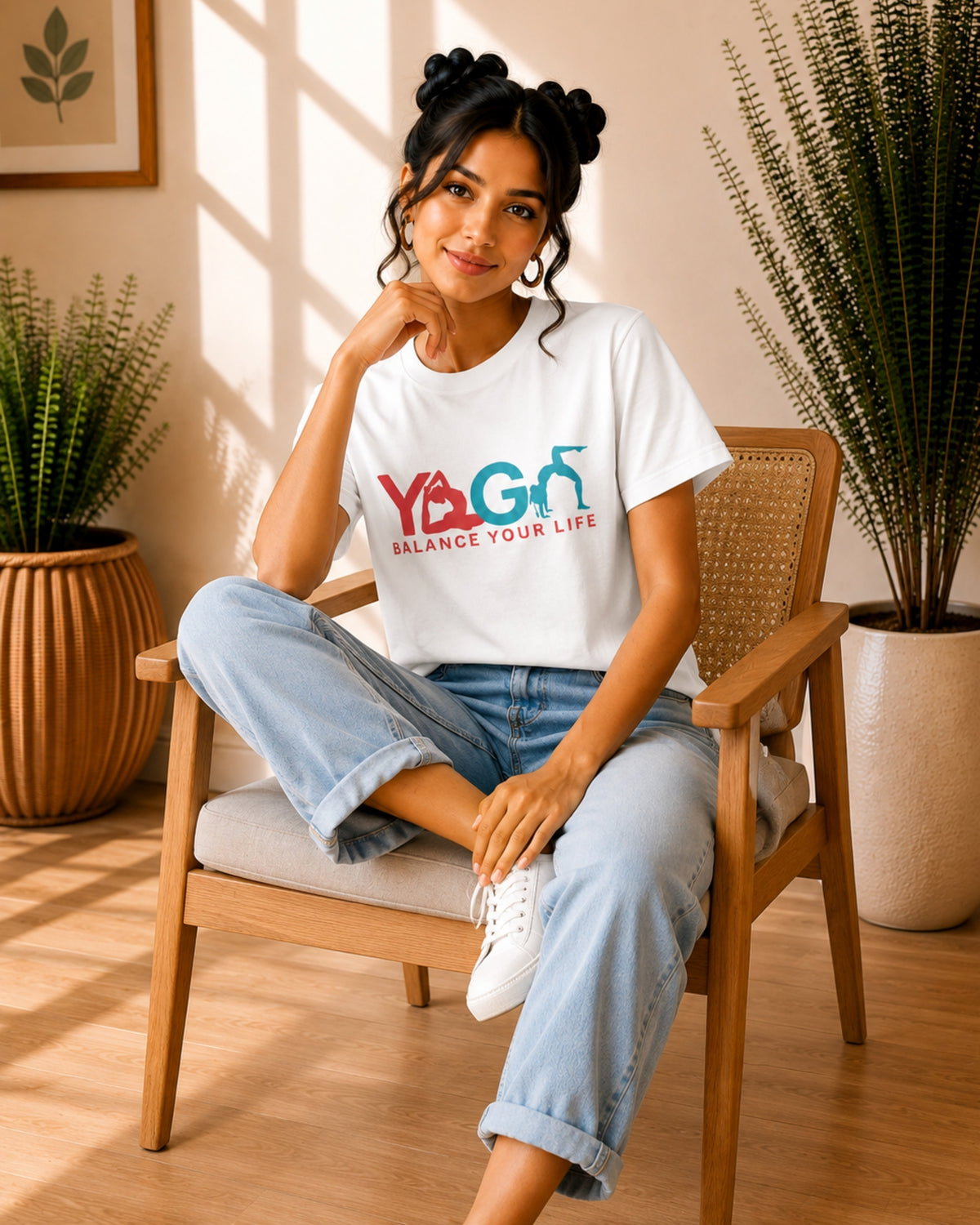 Yoga Balance Your Life Unisex Classic T-Shirt - photo 2