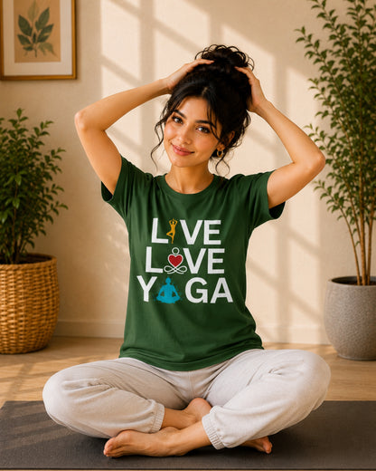 Live Love Yoga Unisex Classic T-Shirt - photo 2
