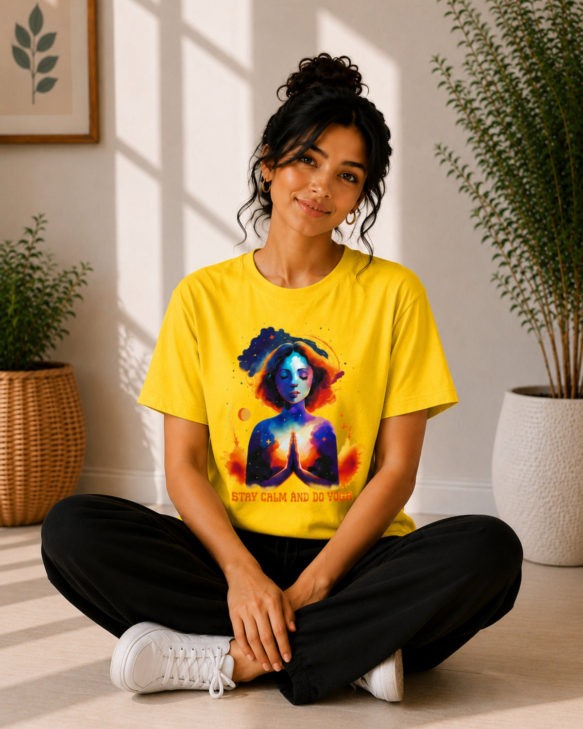 Stay Calm and do Yoga Unisex Classic T-Shirt - photo 5