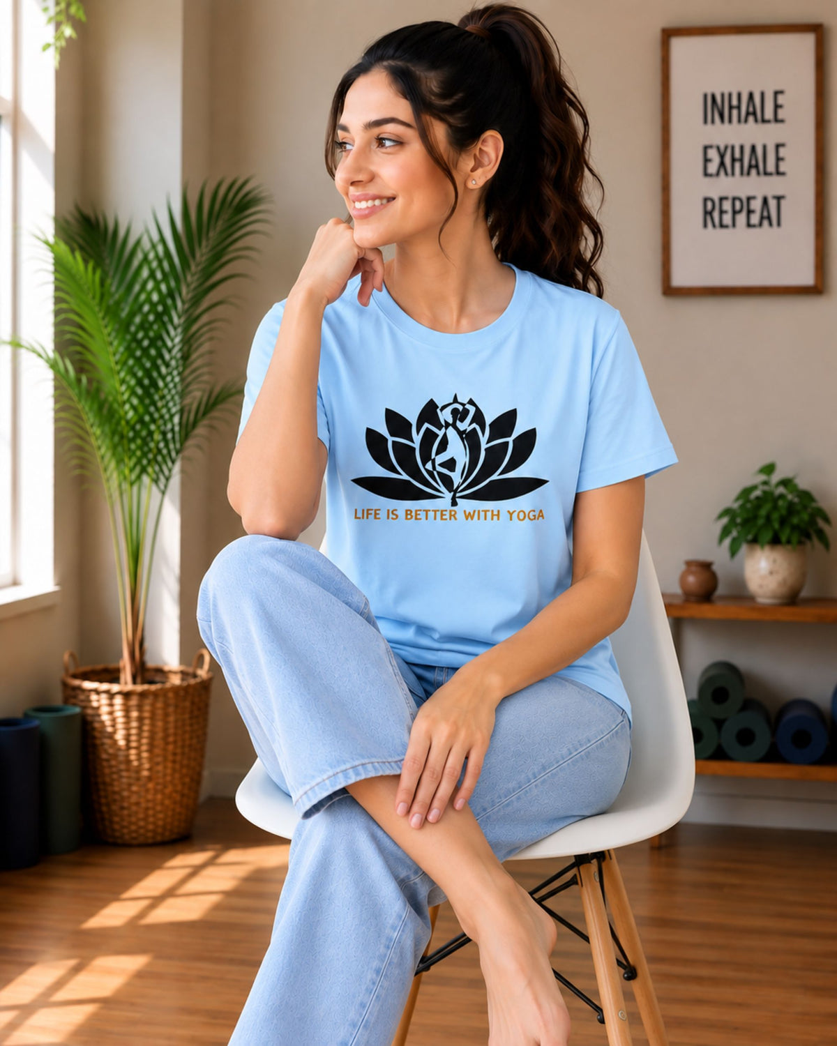Life is Better with Yoga Unisex Classic T-Shirt - photo 7