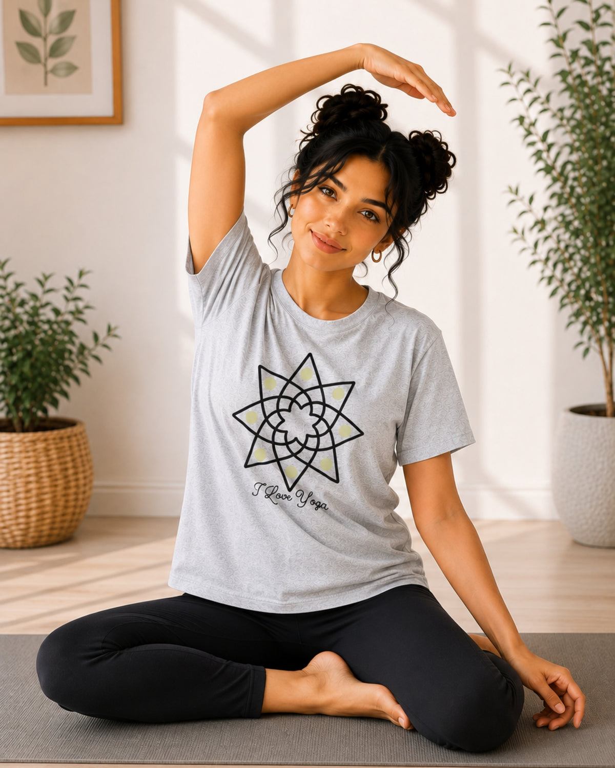 I Love Yoga Unisex Classic T-Shirt - photo 7