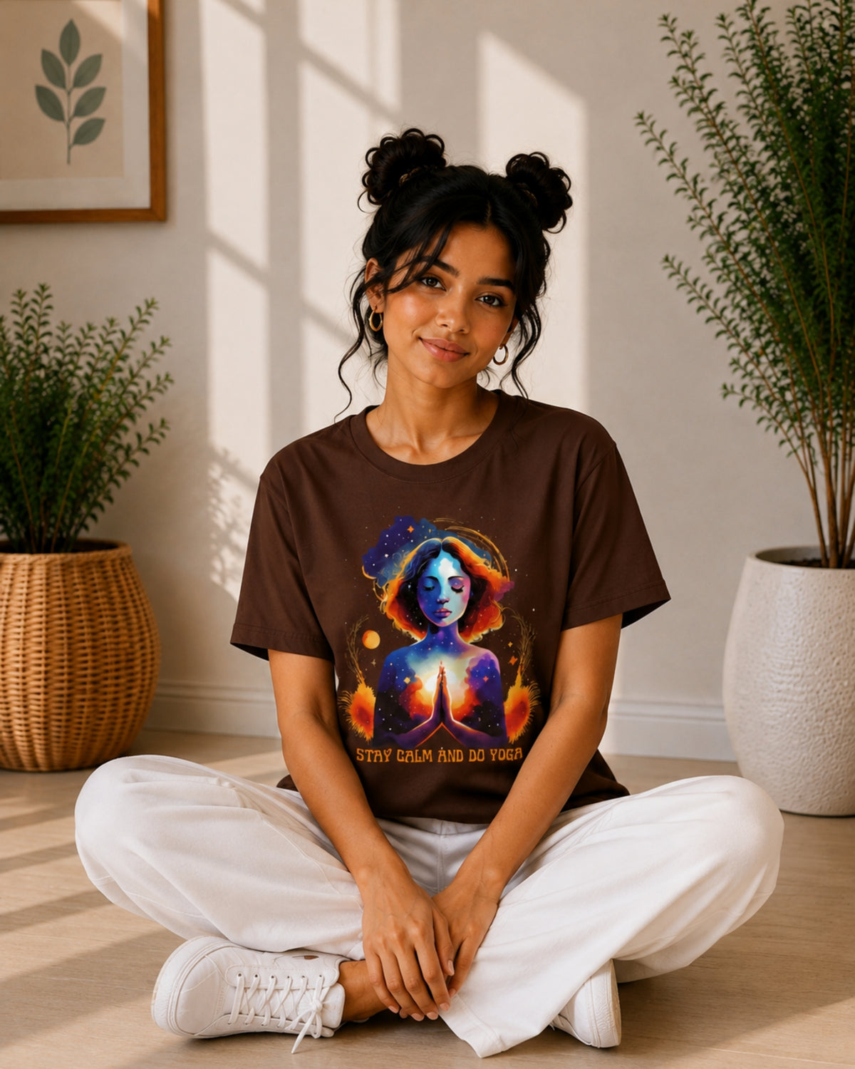 Stay Calm and do Yoga Unisex Classic T-Shirt - photo 6