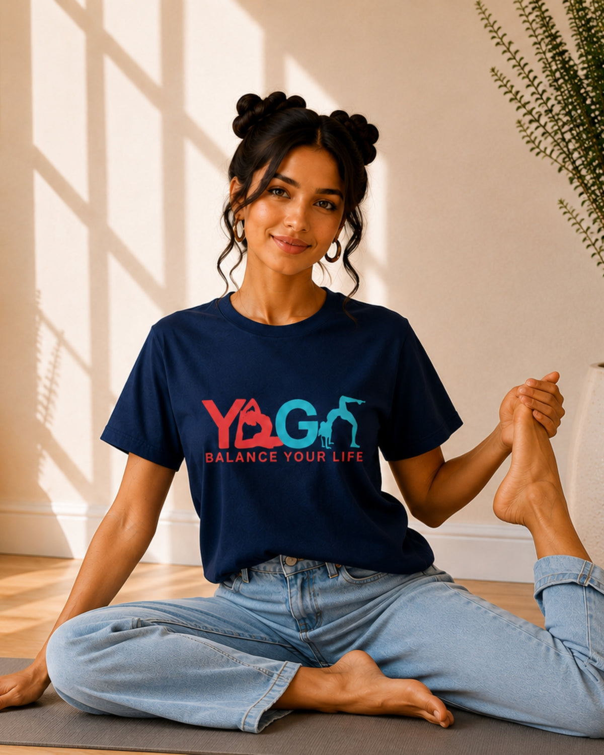 Yoga Balance Your Life Unisex Classic T-Shirt - photo 6