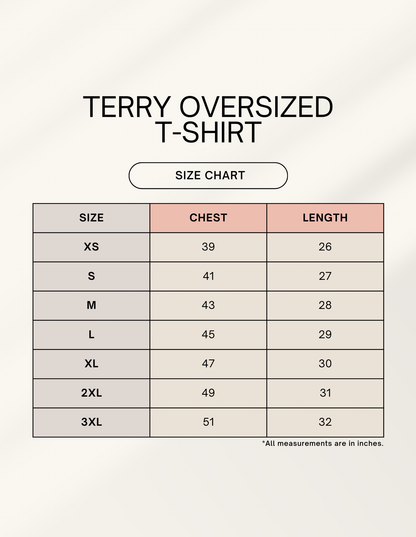 NAFEYA size chart - yoga t-shirt sizing guide XS to 7XL