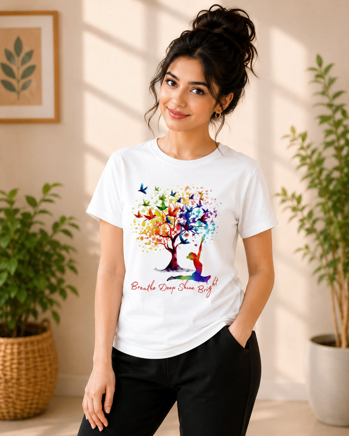 Breathe Deep Shine Bright Unisex Classic T-Shirt - photo 8