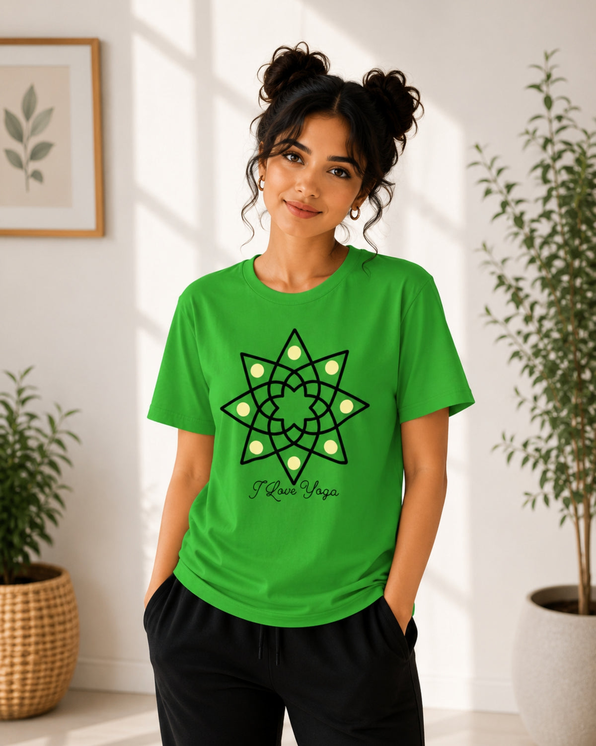I Love Yoga Unisex Classic T-Shirt