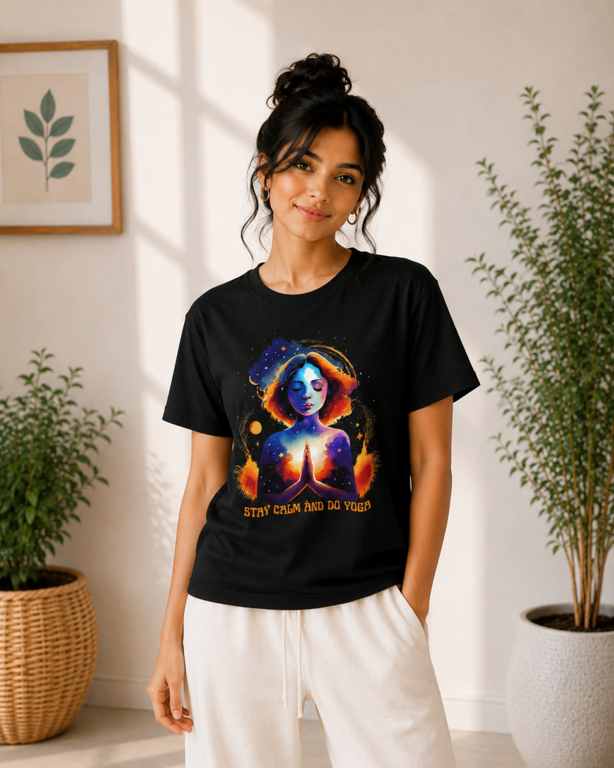 Stay Calm and do Yoga Unisex Classic T-Shirt - photo 9