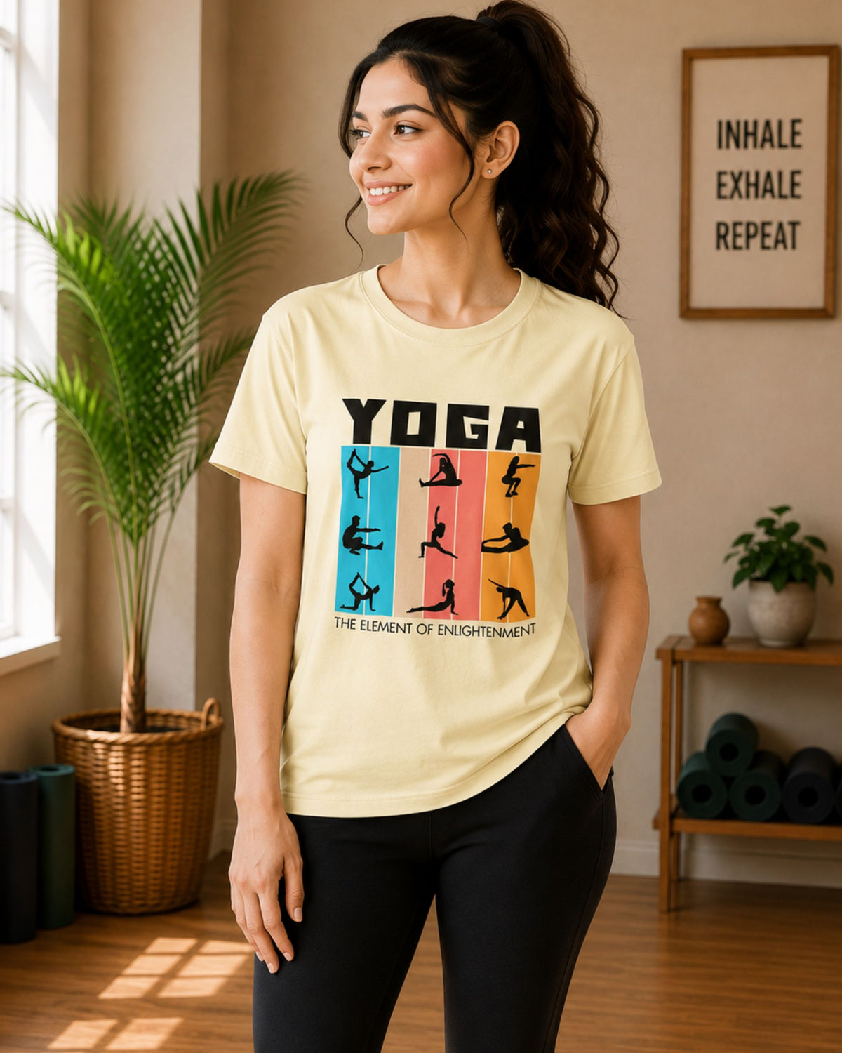 Yoga the Element of Enlightenment Unisex Classic T-Shirt - photo 7