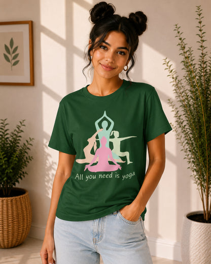 All You Need is Yoga Unisex Classic T-Shirt - photo 7