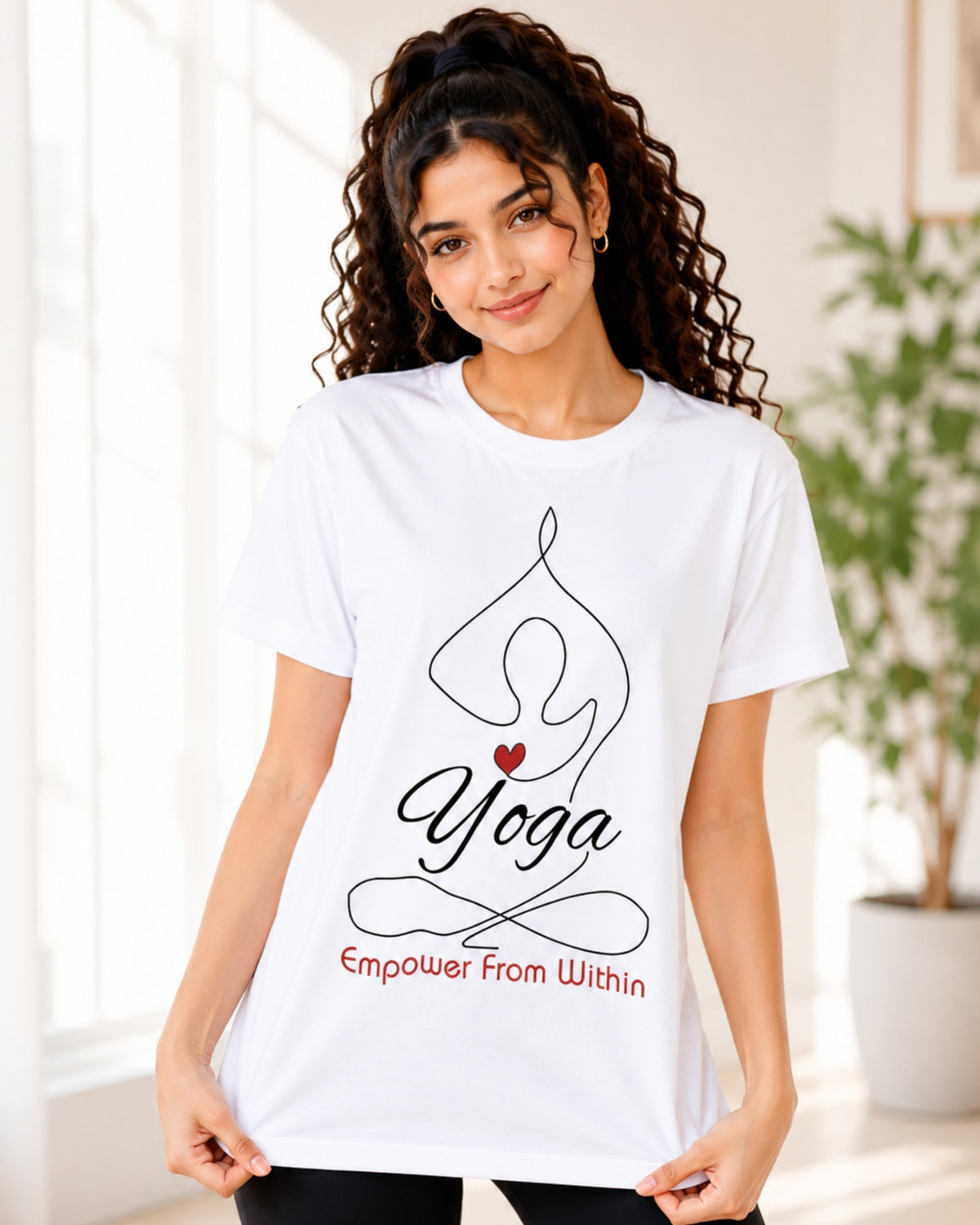 Yoga Empower from within Unisex Classic T-Shirt - photo 7