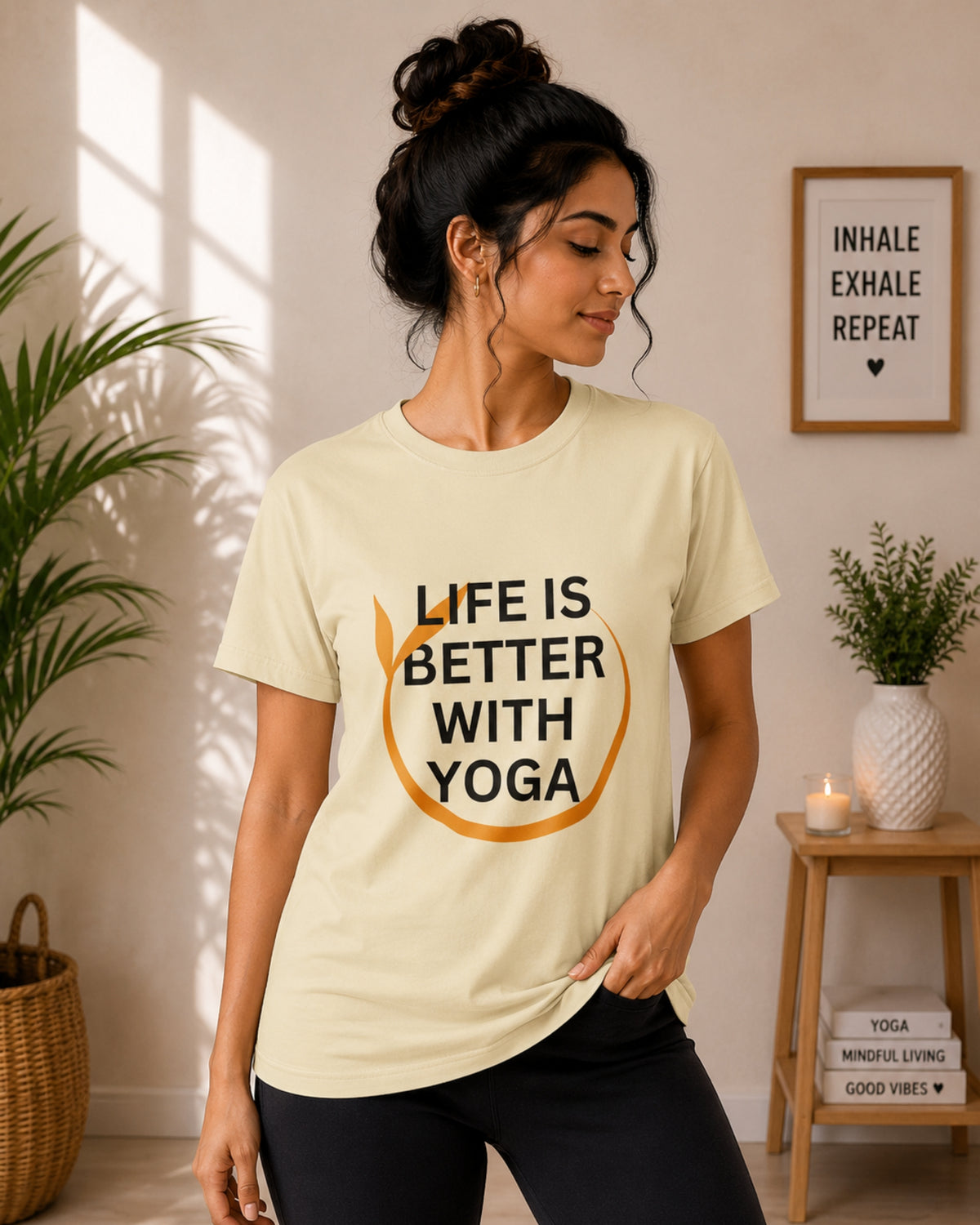 Life is Better with Yoga Unisex Classic T-Shirt - photo 10