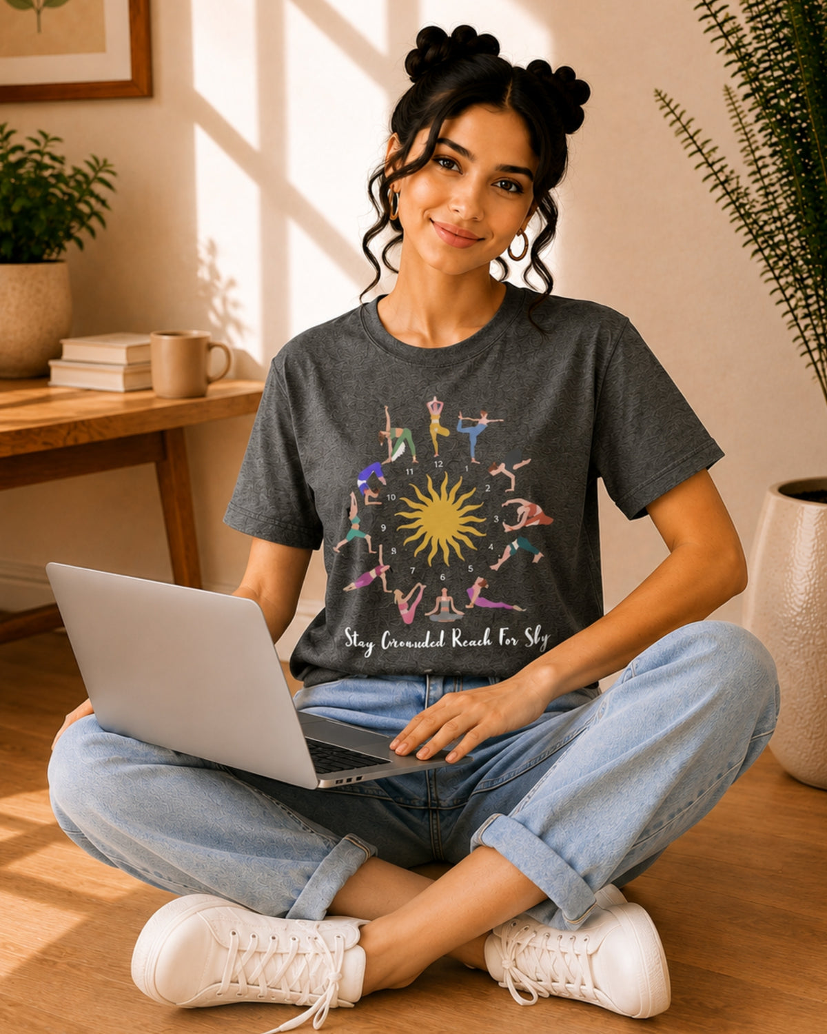 Stay Grounded Reach for sky Unisex Classic T-Shirt - photo 4