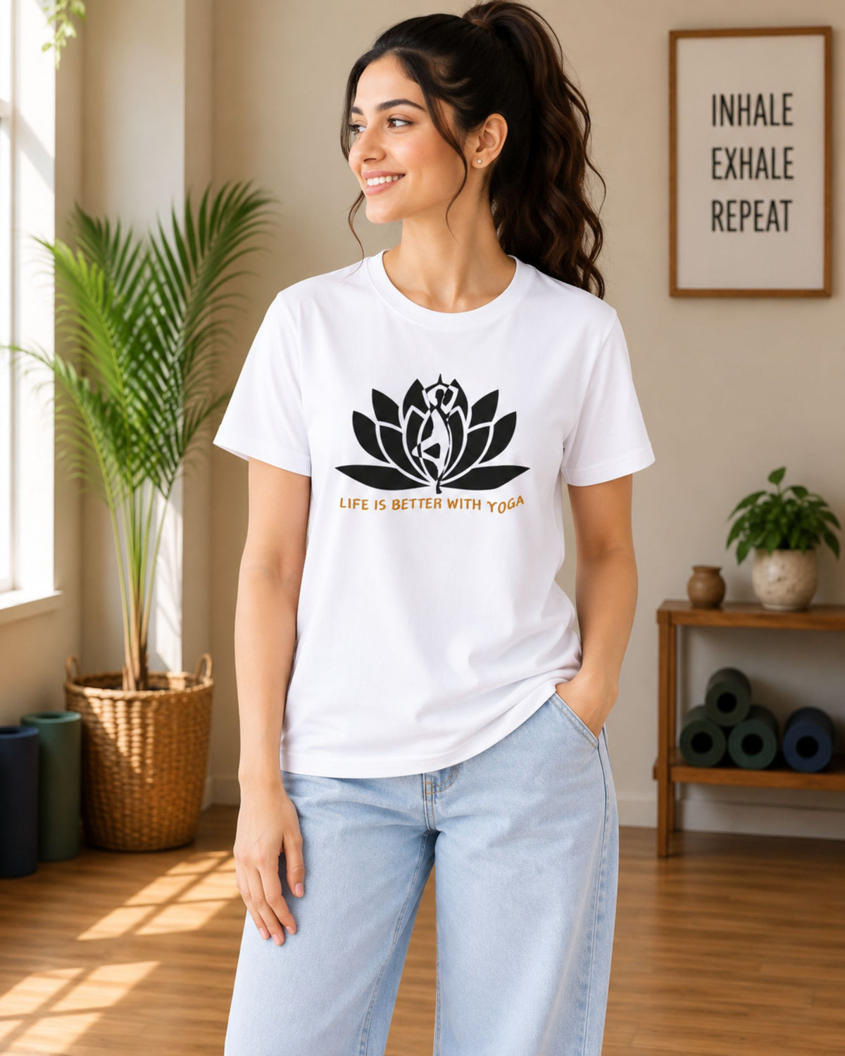 Life is Better with Yoga Unisex Classic T-Shirt - photo 9