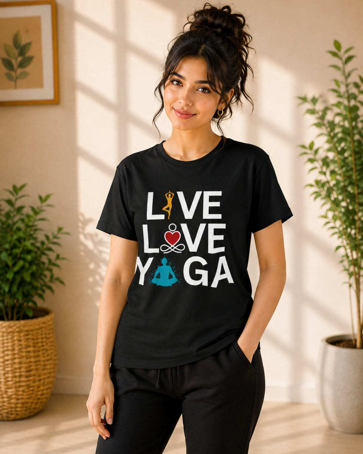 Live Love Yoga Unisex Classic T-Shirt - photo 8
