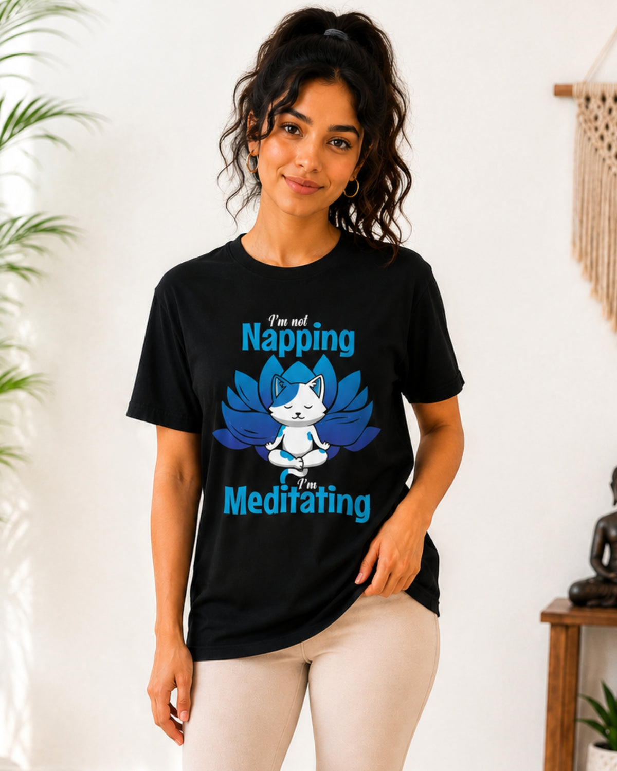 I'm not Napping I'm Meditating Unisex Classic T-Shirt - photo 6
