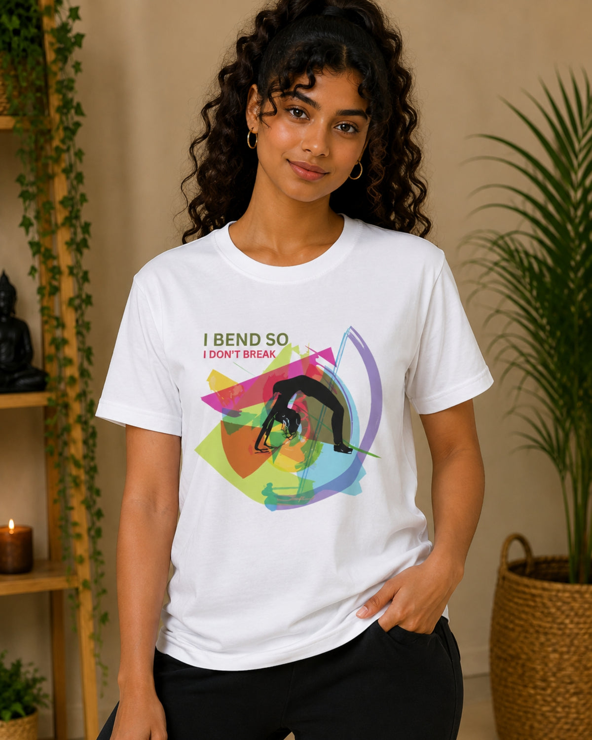 I bend so I don't break Unisex Classic T-Shirt - photo 8