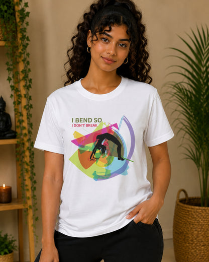 I bend so I don't break Unisex Classic T-Shirt - photo 8