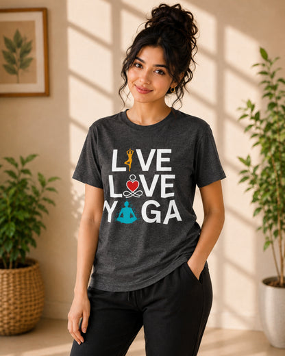 Live Love Yoga Unisex Classic T-Shirt - photo 10