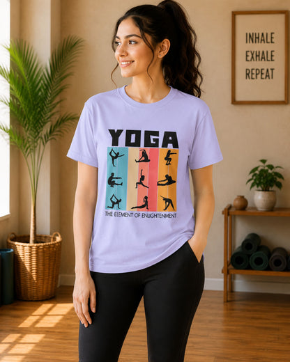 Yoga the Element of Enlightenment Unisex Classic T-Shirt - photo 6