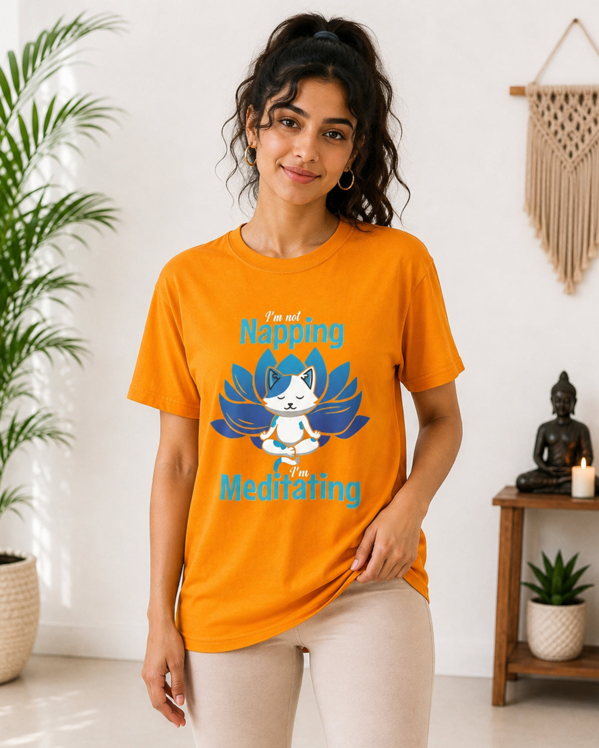 I'm not Napping I'm Meditating Unisex Classic T-Shirt - photo 8