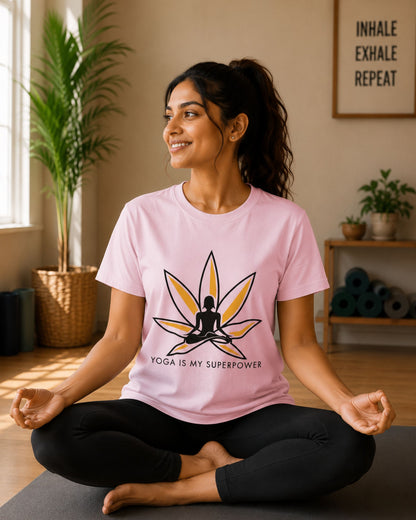 Yoga is My Superpower Unisex Classic T-Shirt - photo 8