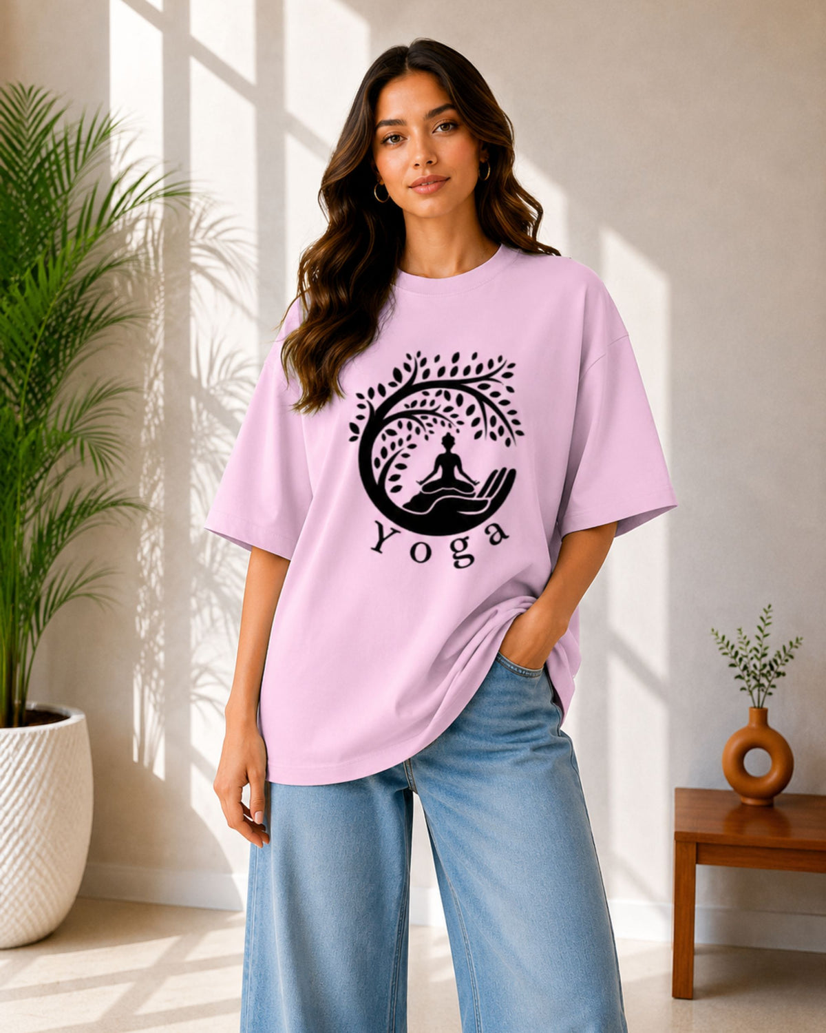 Yoga Unisex Oversized Tee - photo 8