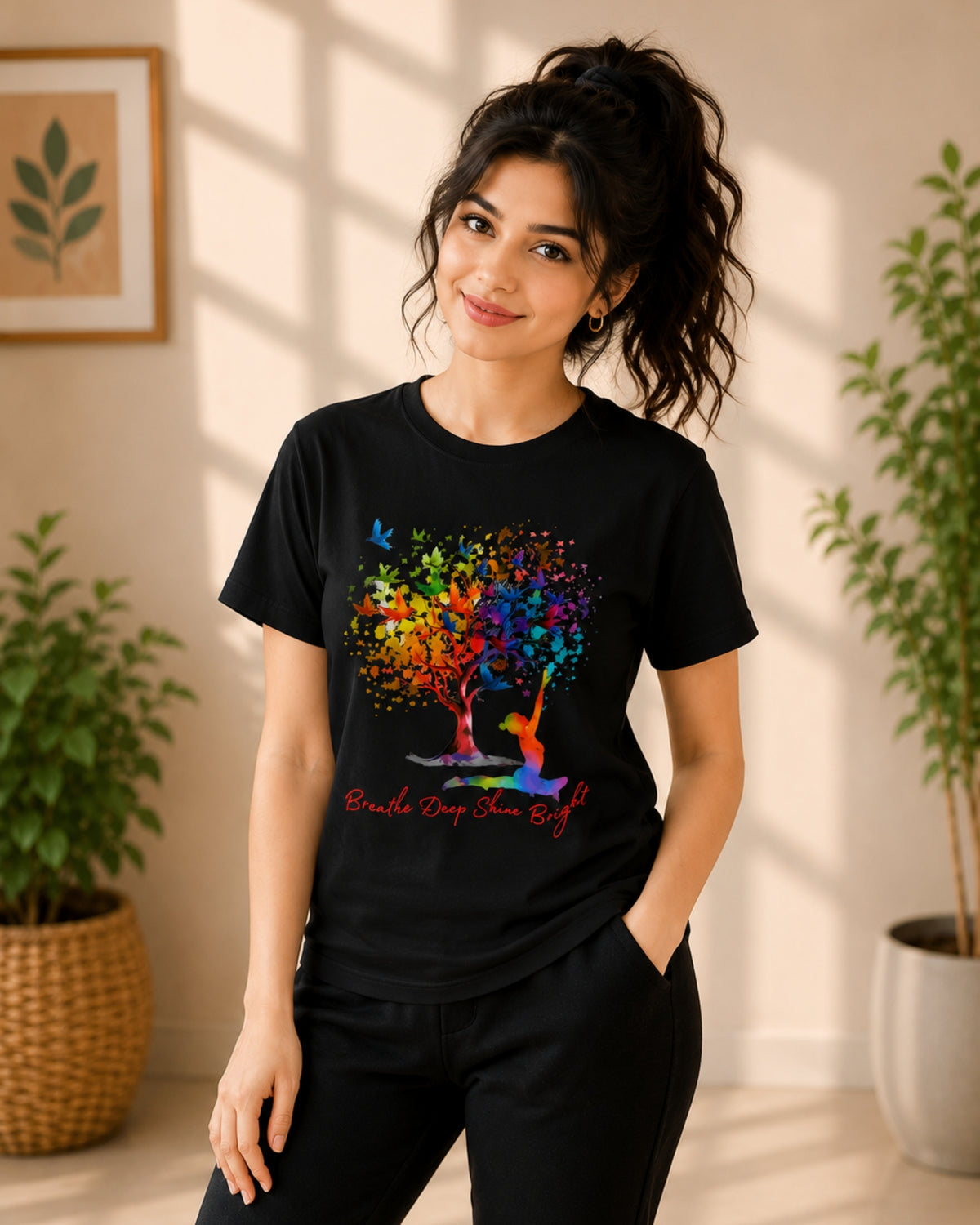 Breathe Deep Shine Bright Unisex Classic T-Shirt - photo 9