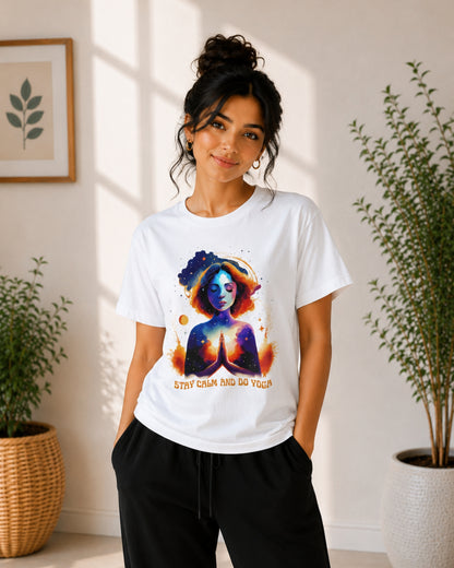 Stay Calm and do Yoga Unisex Classic T-Shirt - photo 8