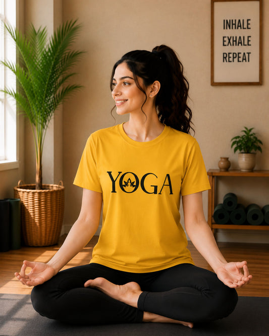 Yoga Unisex Classic Crew T-Shirt - front view