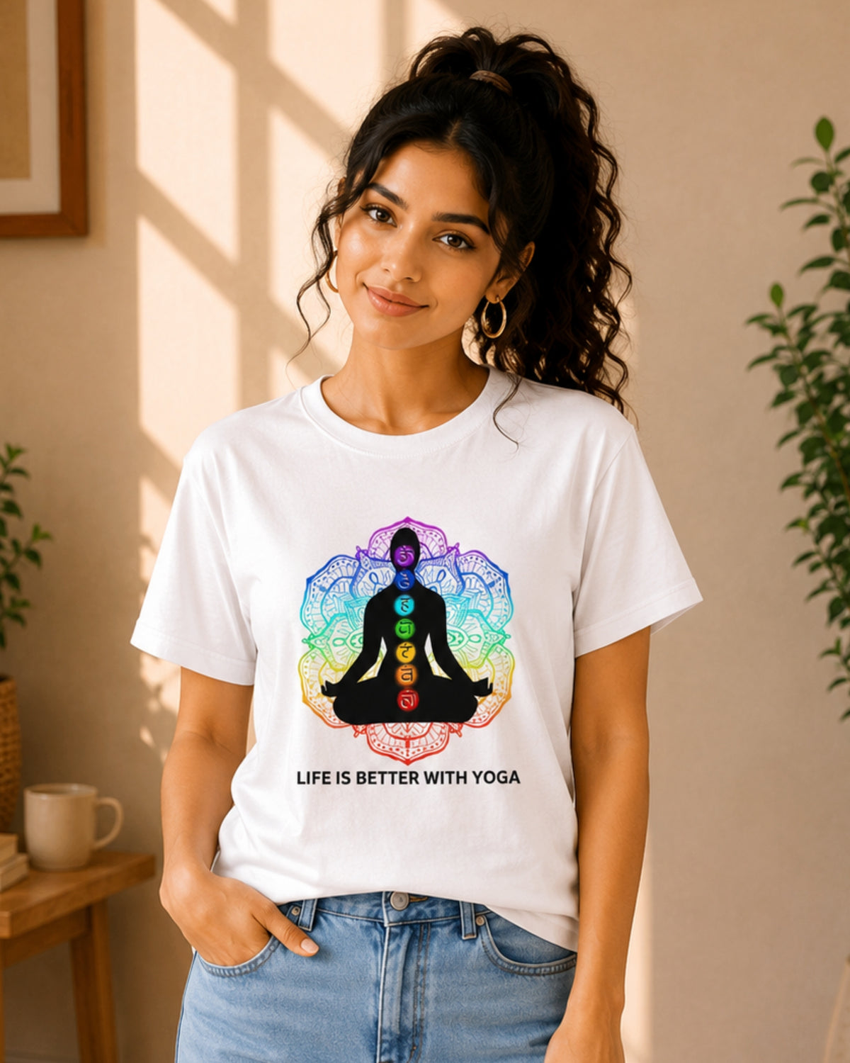 Life is Better With Yoga Unisex Classic T-Shirt - photo 7