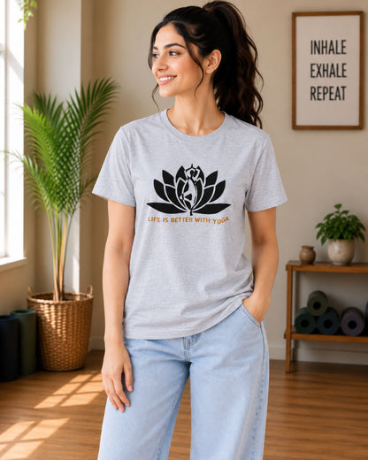 Life is Better with Yoga Unisex Classic T-Shirt - photo 10