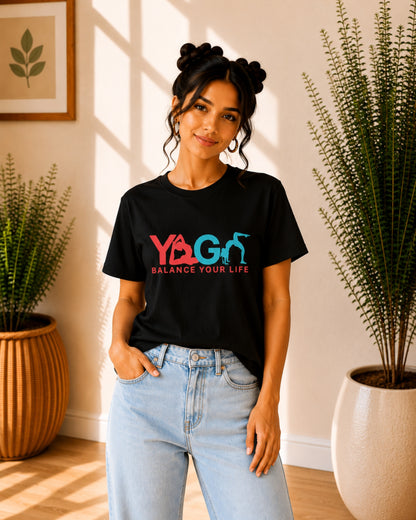 Yoga Balance Your Life Unisex Classic T-Shirt - photo 10