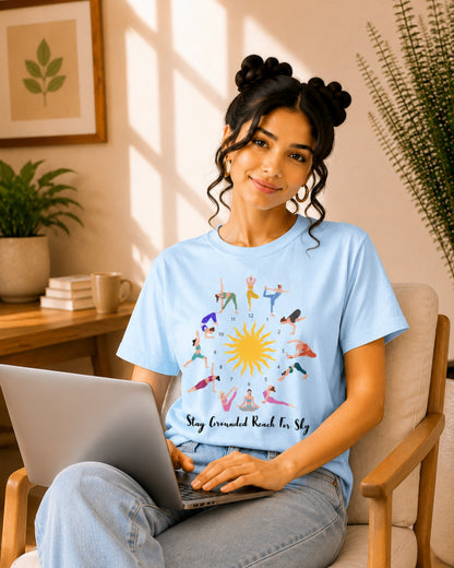 Stay Grounded Reach for sky Unisex Classic T-Shirt - photo 2