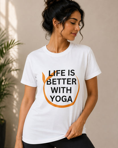 Life is Better with Yoga Unisex Classic T-Shirt - photo 7