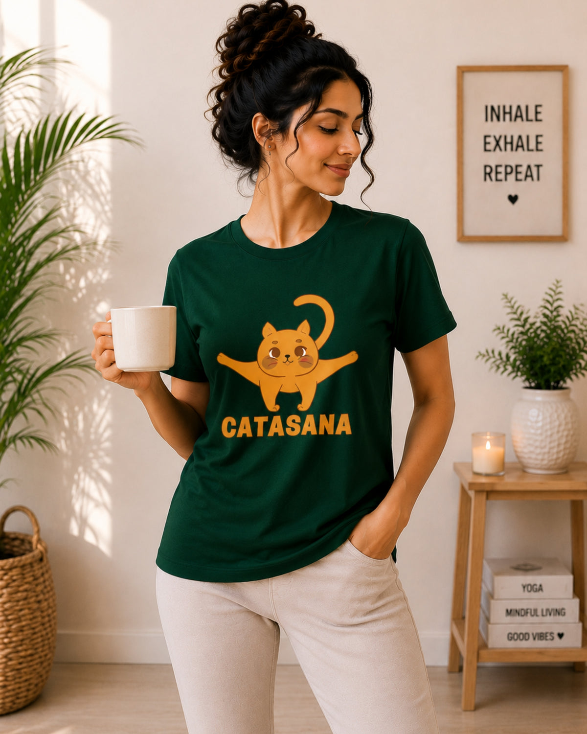 Catasana Unisex Classic Crew T-Shirt - photo 4