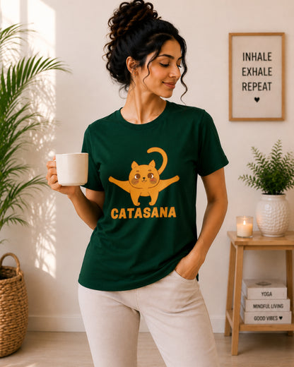 Catasana Unisex Classic Crew T-Shirt - photo 4