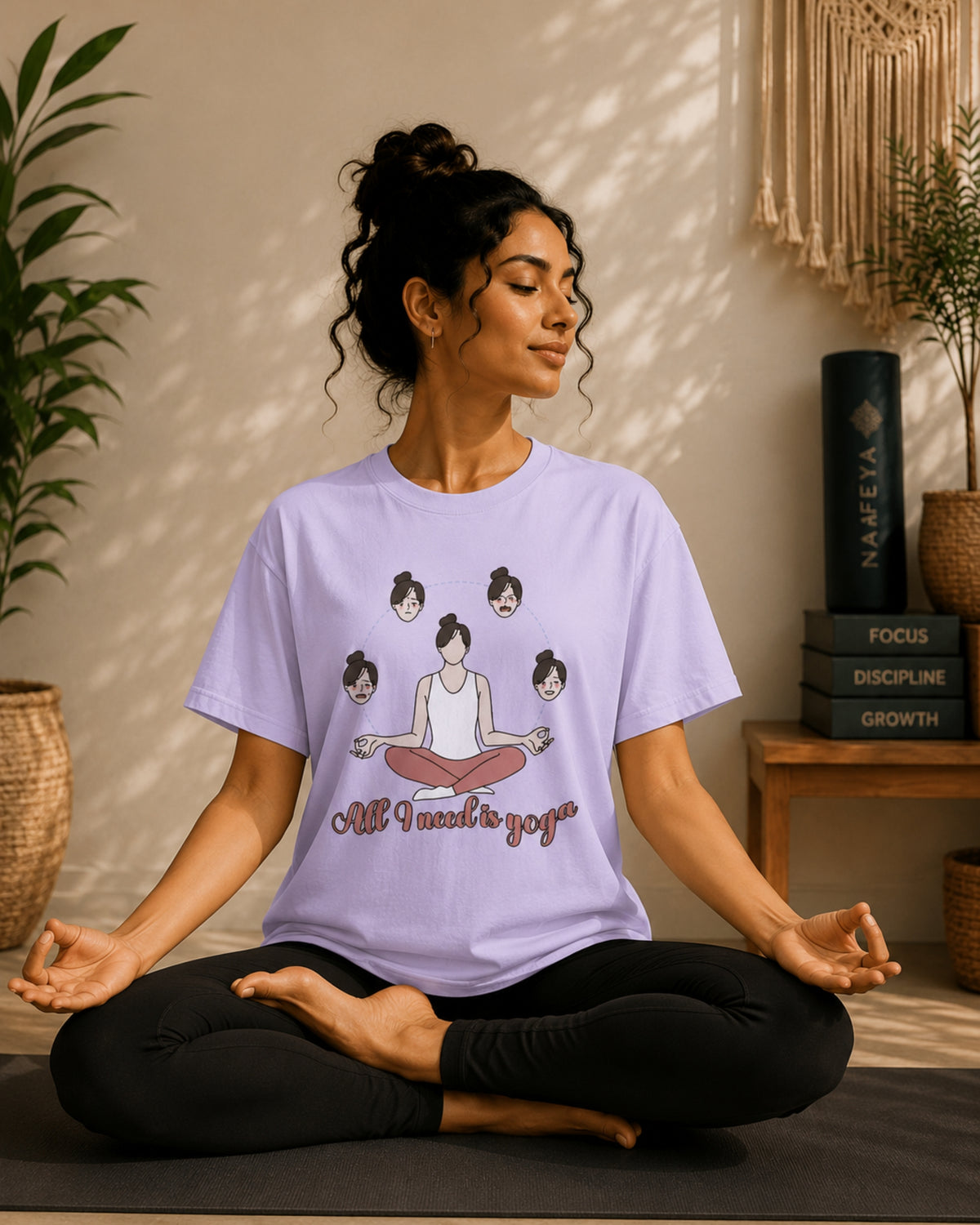 All need is Yoga Unisex Classic Crew T-Shirt - photo 2